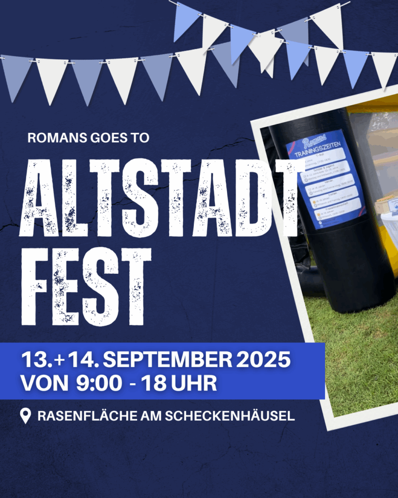 Romans auf dem Altstadtfest am 13. und 14. September 2025